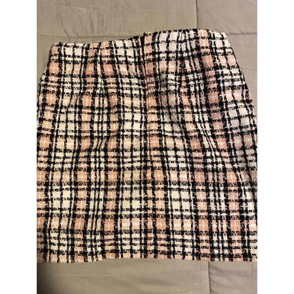 Vintage Jodi Kristopher Mini Plaid Tweed Skirt Women Juniors Size 7/8 - Picture 3 of 4